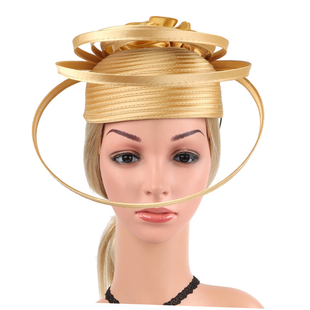 GALPADA 2pezzi Fascinator da Sposa per Donne Cappello Elegante per Feste e Tea Party Accessorio Chic per Banquet e Cerimonie Leggero e Confortevole Design Dazzling per Occasioni Speciali