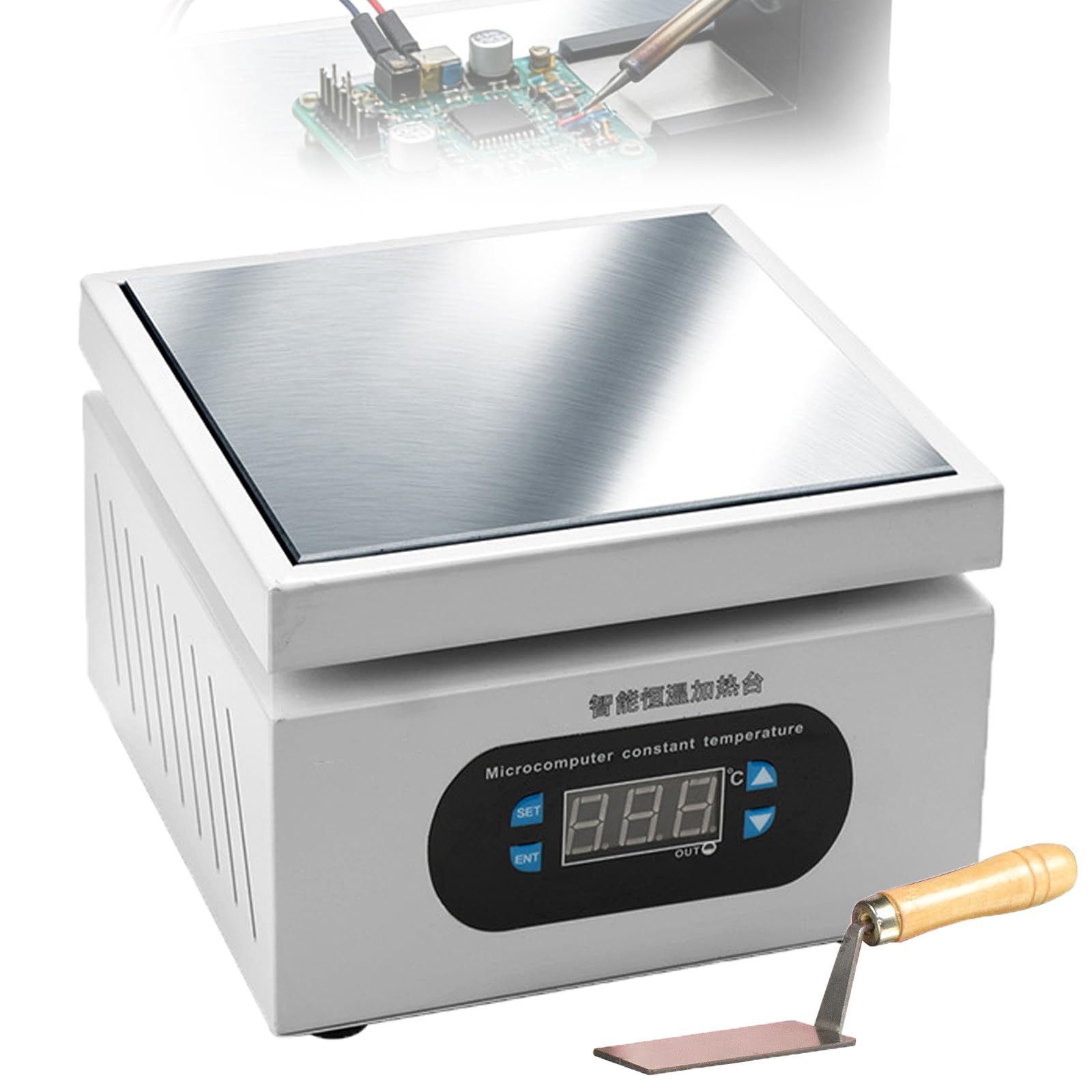 AYCDL Cellophane Wrapping Machine Manual Cellophane Overwrapping Machine Desktop Heating Sealing Machin,Intelligent Automatic Temperature Control For For Perfume,10 * 10