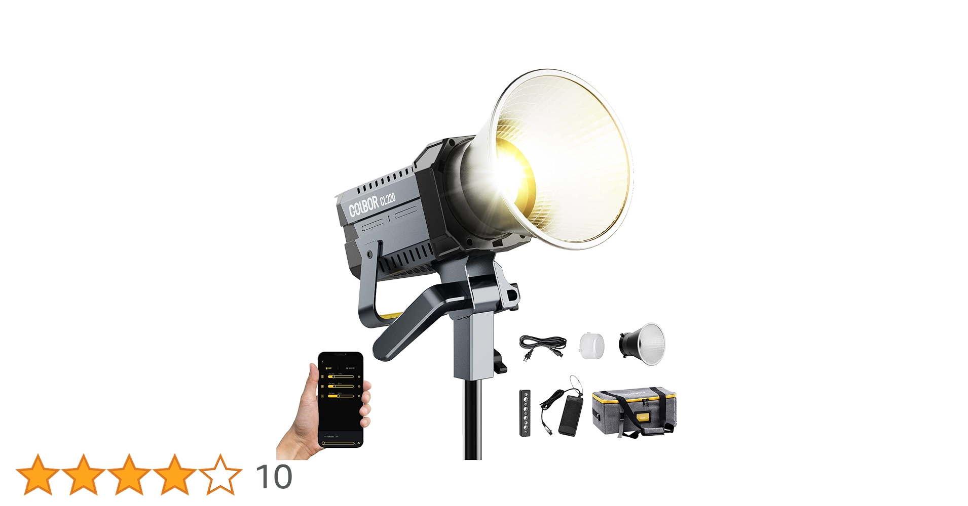 Amazon | 撮影用ライト, COLBOR CL220 撮影用ライト ビデオ
