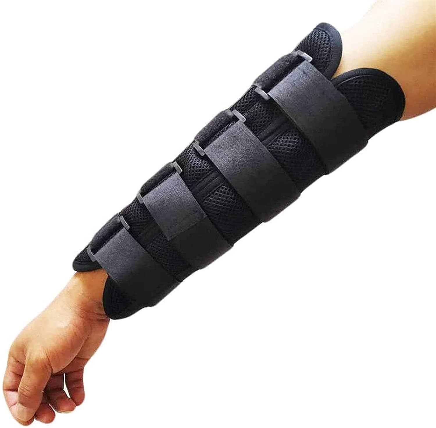 Muñequera Y Antebrazo, Abrazadera Ajustable para Antebrazo, Soporte Fijo Transpirable, Férula Nocturna, Inmovilización Transpirable De La Muñeca para La Tendinitis, S