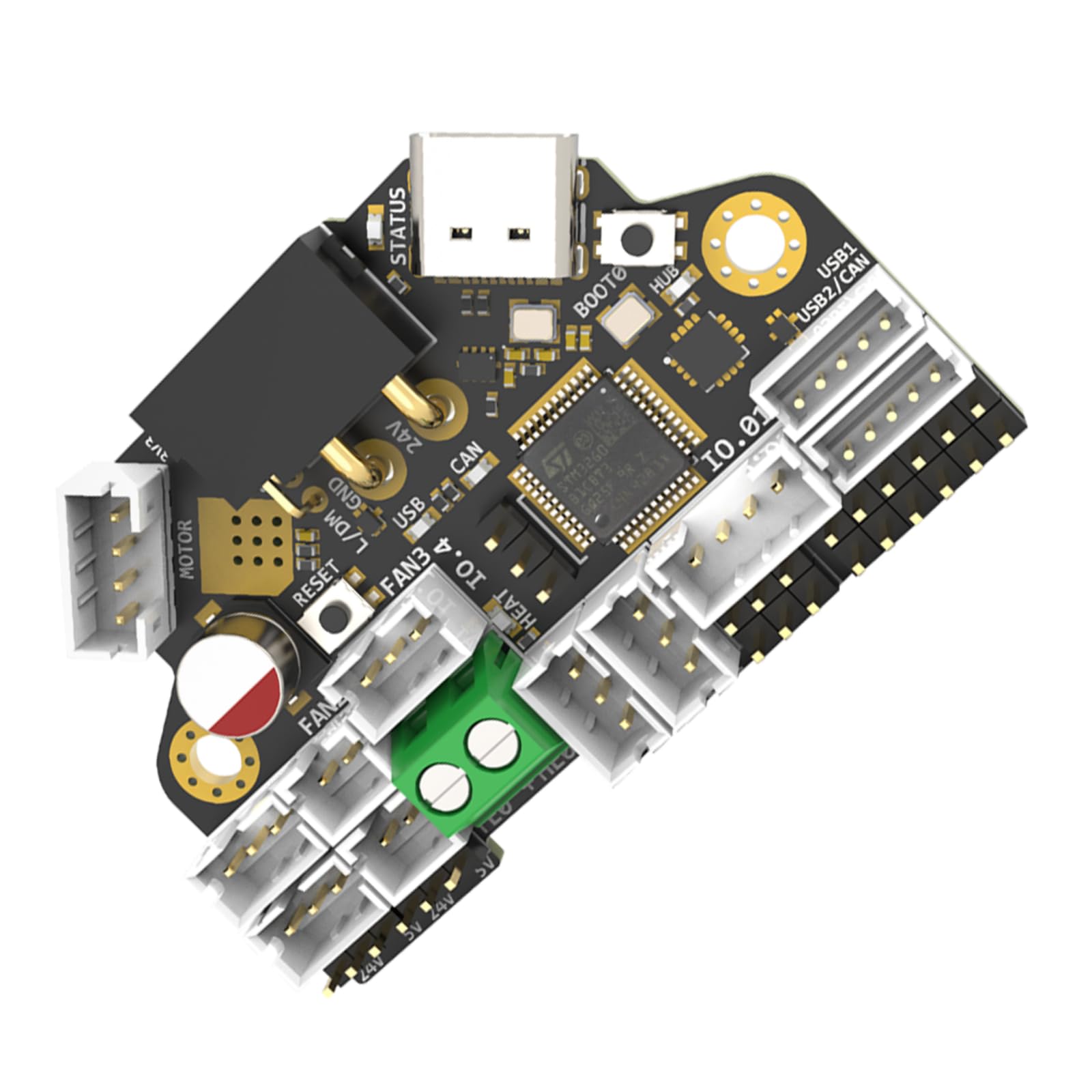 H36 Combos Innovative 3D-Druck-Werkzeugtafel mit integriertem TMC2209 und mehreren Optionen zur Anpassung an Bord USB-Hubs