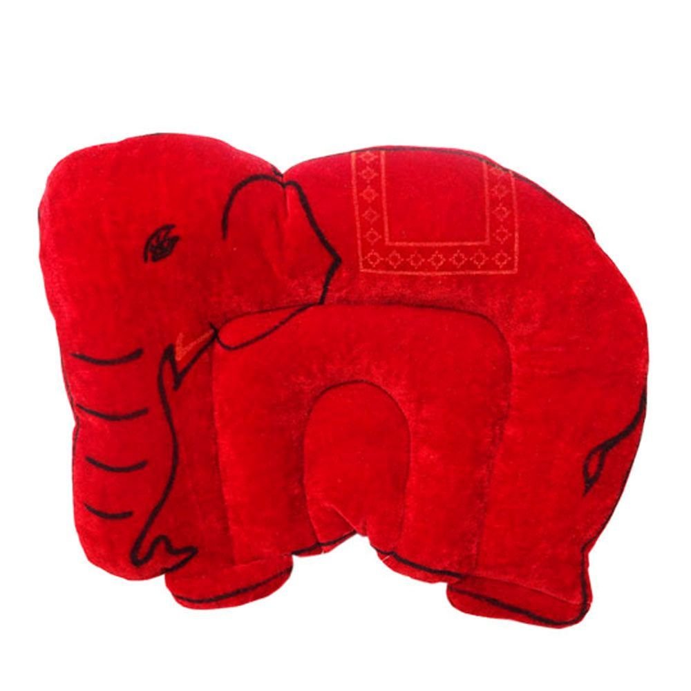Buy Wonderkids Baby Mustard(Rai) Pillow Elephant Shape Red Online at