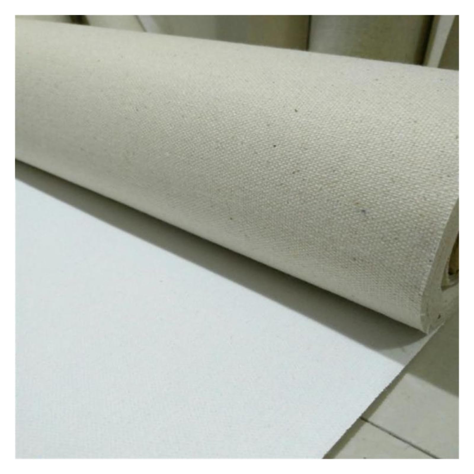 Rollo De Lona En Blanco Lienzo en blanco de pintura de calidad de mezcla de lino de 400 g/m² for rollo de 30/40/50 cm de ancho pintado a mano Rollo Lienzo (Color : 50cm x 5m)