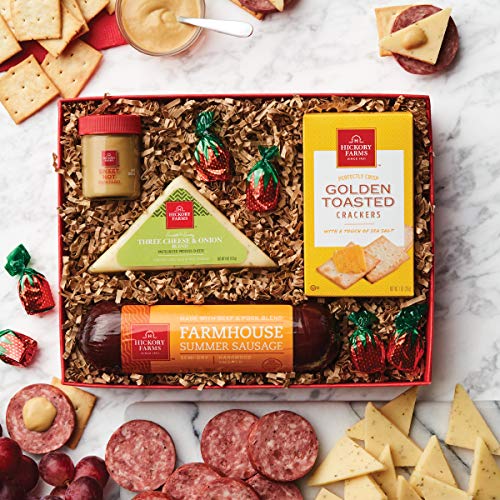 Hickory Farms Savory Sausage And Cheese Sampler Gift Set (1.07 Lbs) #TOP1