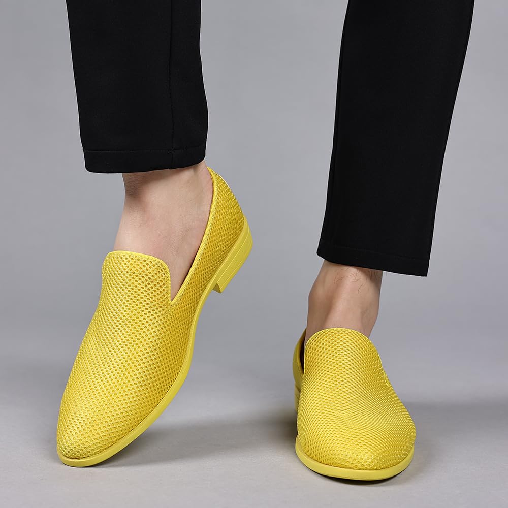 Herren-Smoking-Slipper zum Reinschlüpfen, formelle Hochzeitsschuhe