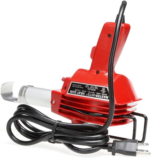 Master Appliance 10008 Master Mite Heat Gun, Quiet Low Airflow Motor, 650 Degrees F, 120 Volt, 475 Watts, Assembled in the USA