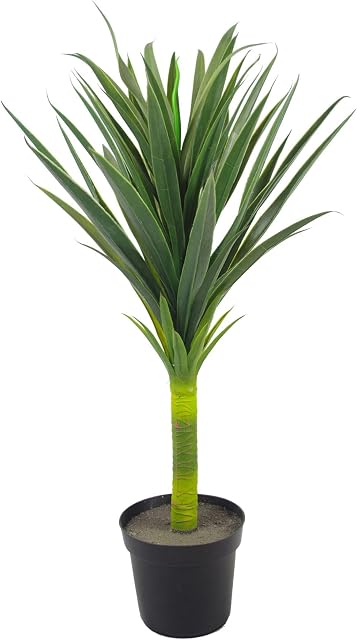 Leaf LEAF-7010N 90cm (3ft) Large Artificial Green Tree Plant, Yukka Spiky