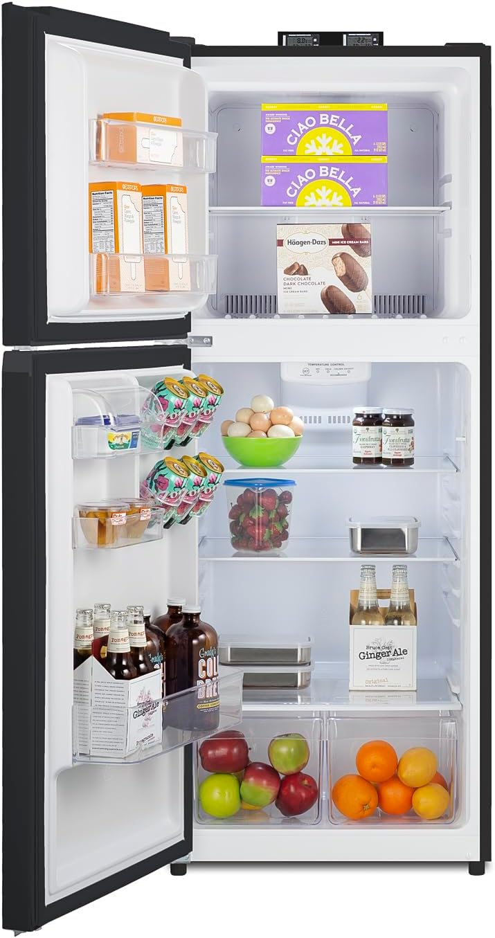 Summit BKRF1088WLHD 24" Wide Break Room Refrigerator-Freezer (Left Hand Door, White)