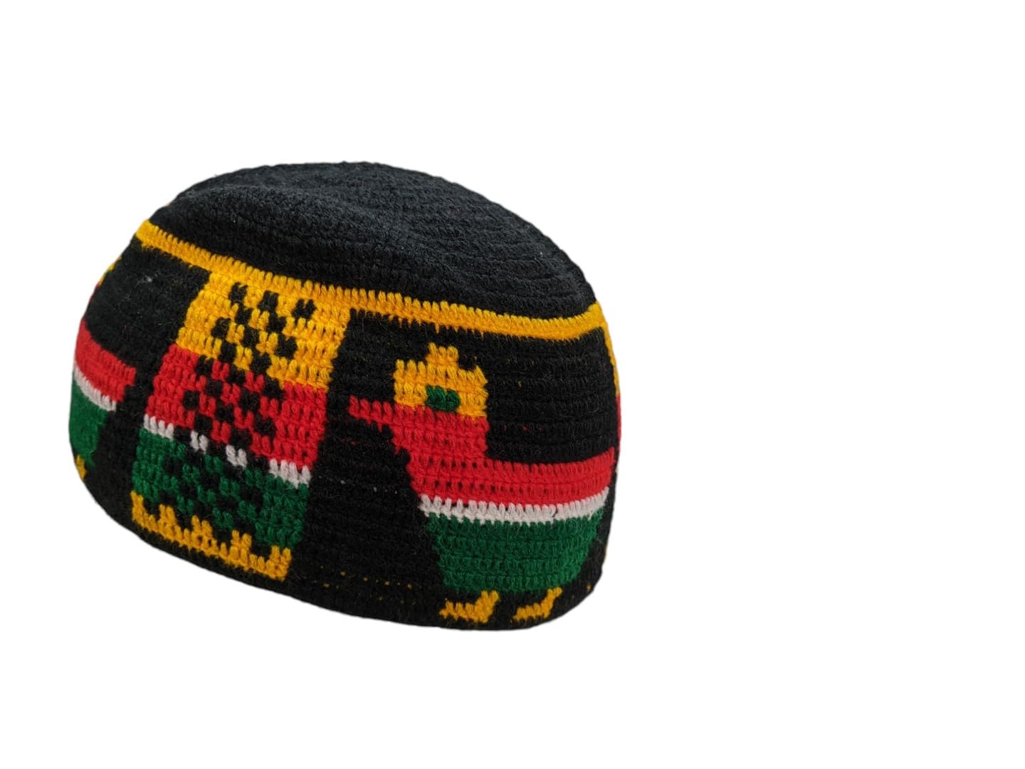 Terrapin Trading Black Moroccan Muslim Hat Kufi Wool Handmade