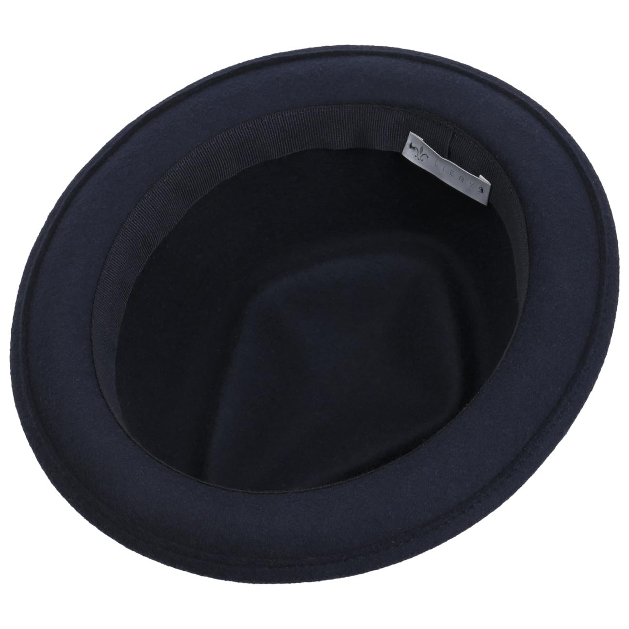 Lierys Chapeau de Feutre Olvano Pork Pie Homme - Made in Italy Porkpie en Laine Automne-Hiver Hiver