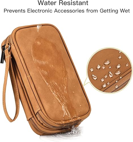 Miniatura 4 de Organizador de cables de viaje, bolsa organizadora de accesorios electrónicos resistente al agua, bolsa organizadora de accesorios para cable,