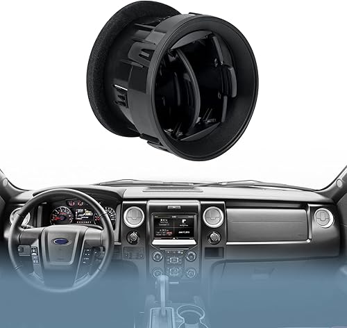Miniatura 9 de 9L3Z19893CA Dashboard AC Heater Air VentHVAC Vent Duct, Chrome Compatible with Ford F150 LOBO 2009-2014, OEM 9L3Z-19893-CA.