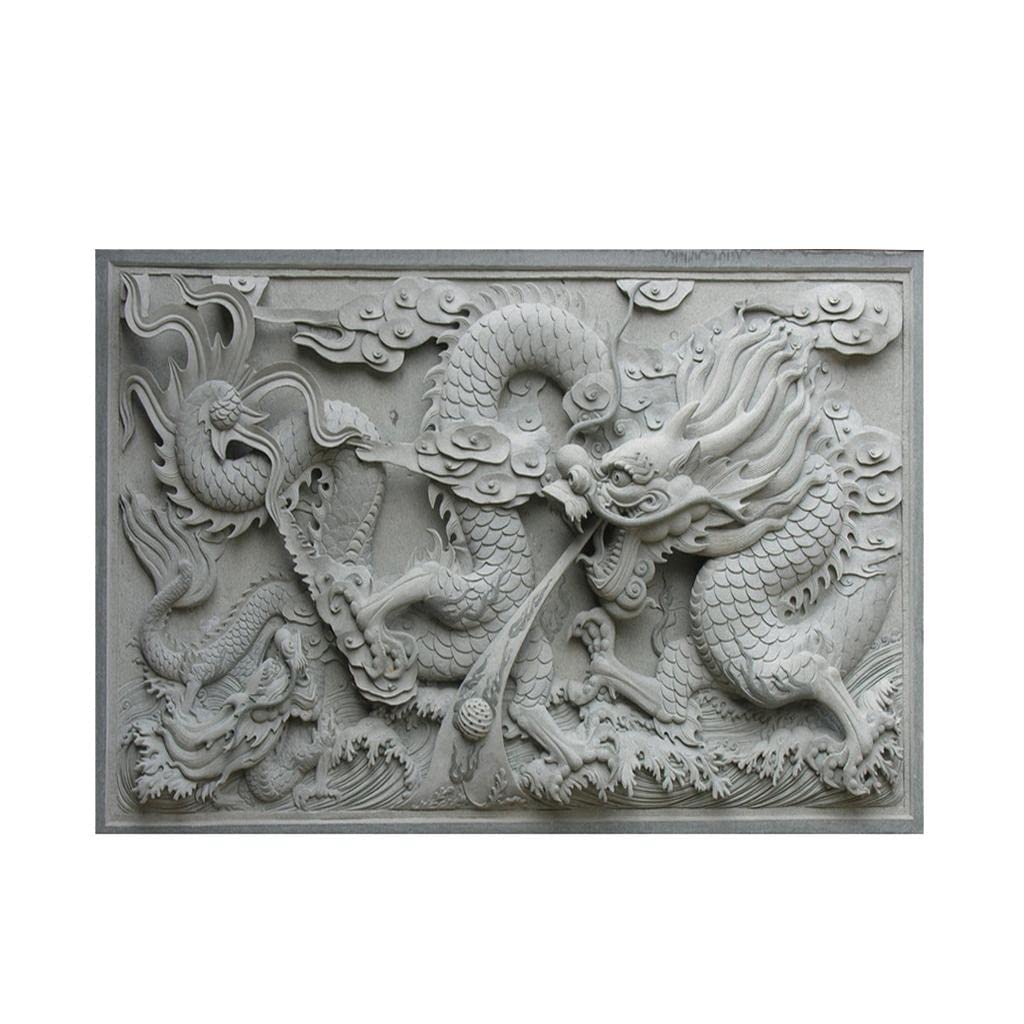 UJEAVETTE® Vivid Aquarium Background, Adhesive Poster Fish Tank Wall Decor Sticker Dragon L-image-15