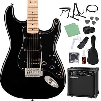 Squier Stratocaster エレキギター ブラック 611AoqKB4dL._UF350,350_QL50_.jpg