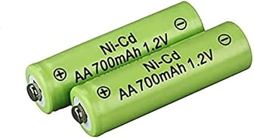 KREM Baterias AA De 1,2 V Precargadas 700Mah Ni-CD AA Recargables 1,2 V AA 14500 Bateria para Control Remoto Electrico Coche Juguete RC Afeitadora 2