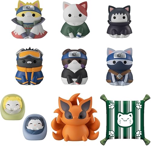 Naruto Shippuden Mega Cat Project Trading Figures Nyaruto! Once Upon A Time in Konoha Village Special Set 1.2 in