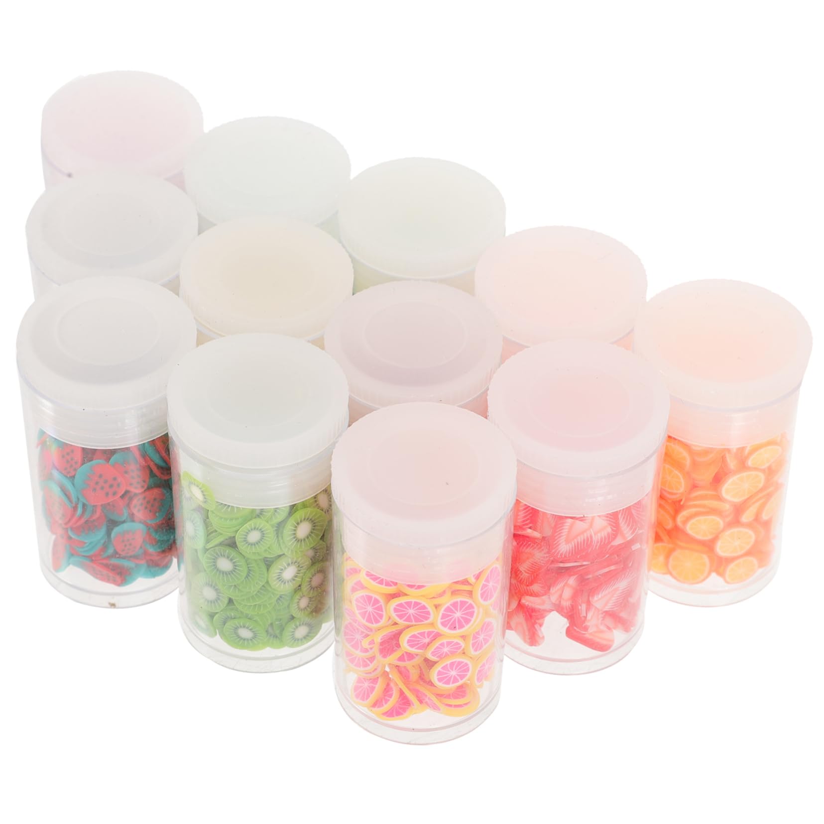 Didiseaon Polymer Fruit Nail Decorations for Nail Art Cellphone Crafts for Lip Gloss Charms and Creative Projects