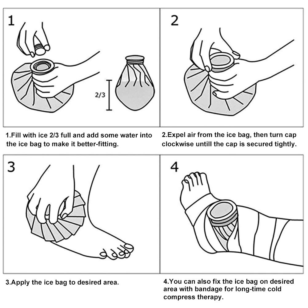 Buy Ice Packs for Injuries, Reusable Ice Bag Great for Wisdom Teeth Breastfeeding Tired Eyes