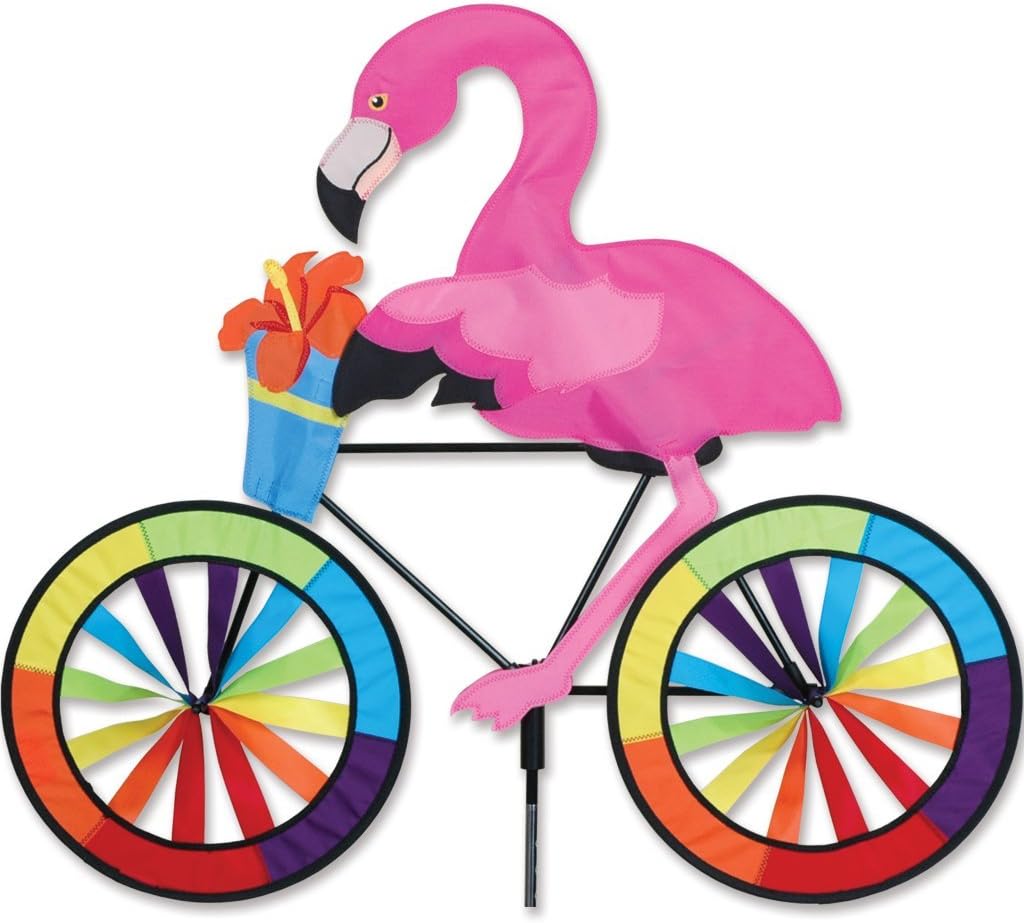 Premier Kites Bike Spinner, Flamingo Patio, Lawn & Garden