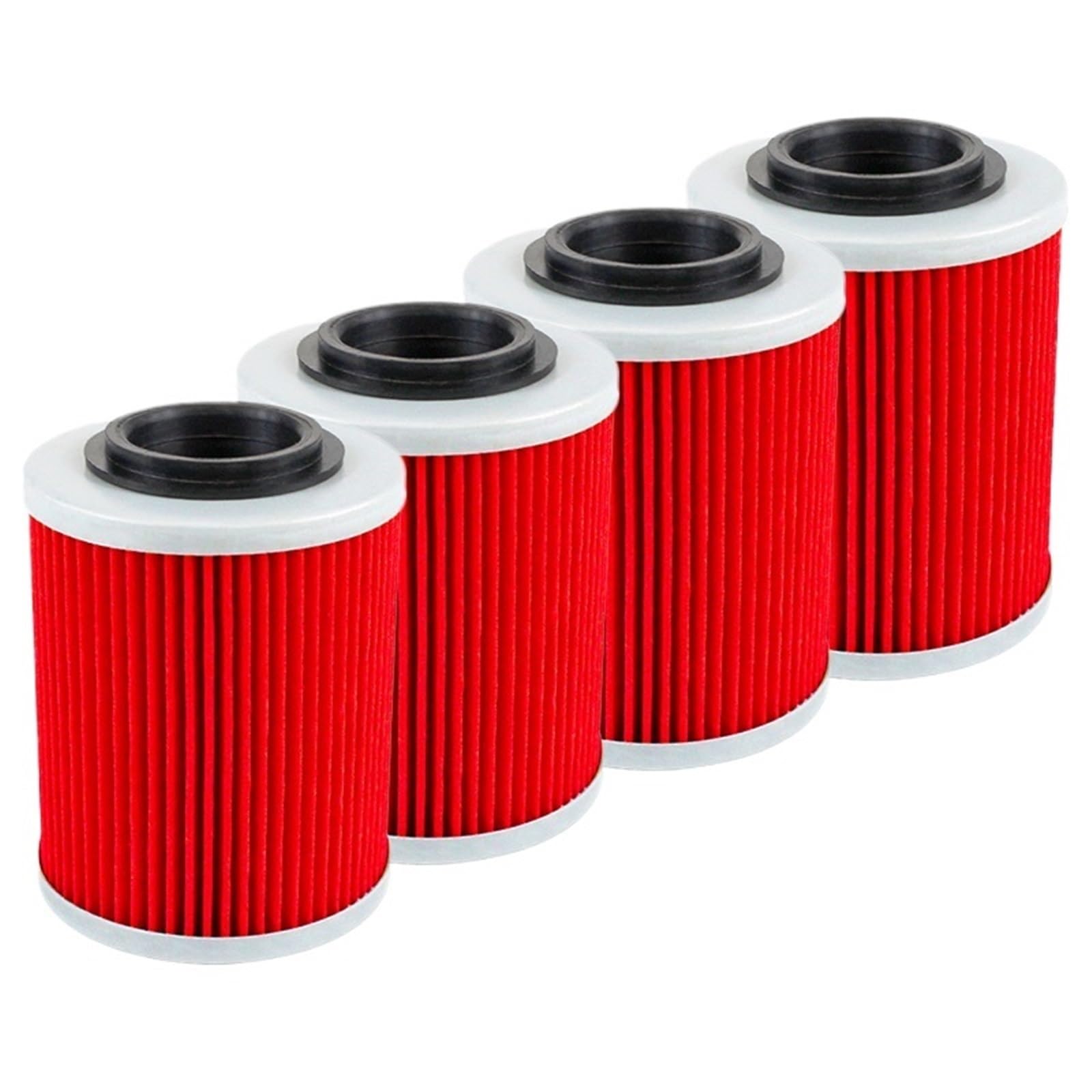 Filtro olio per Moto Filtro olio per motociclette Filtro olio per moto adatto per BRP CAN-AM Renegade 800 850 1000 800R 1000R Outlander MAX 330 400 L 450 500 570(Red-4)