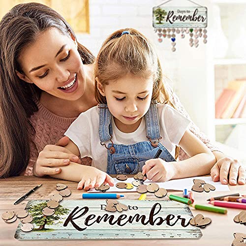 Grandma Gifts - Diy Wood Family Birthday Reminder Calendar - Days To Remember - Hanging Board For Important Dates Tracker Home Decorative Plaque Sign #TOP3