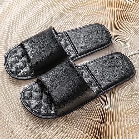 Travel Slippers for Women and Men, Portable Foldable Slippers with Storage Bag, Soft Comfy Non-Slip Quick Dry House Bathroom Shower Shoes Spa Gym Swimming Beach Sandals