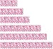 White Water Archery Laminated Pink Zebra Print Crest Arrow Wraps 15 pk Choose Length Width (5, 1)