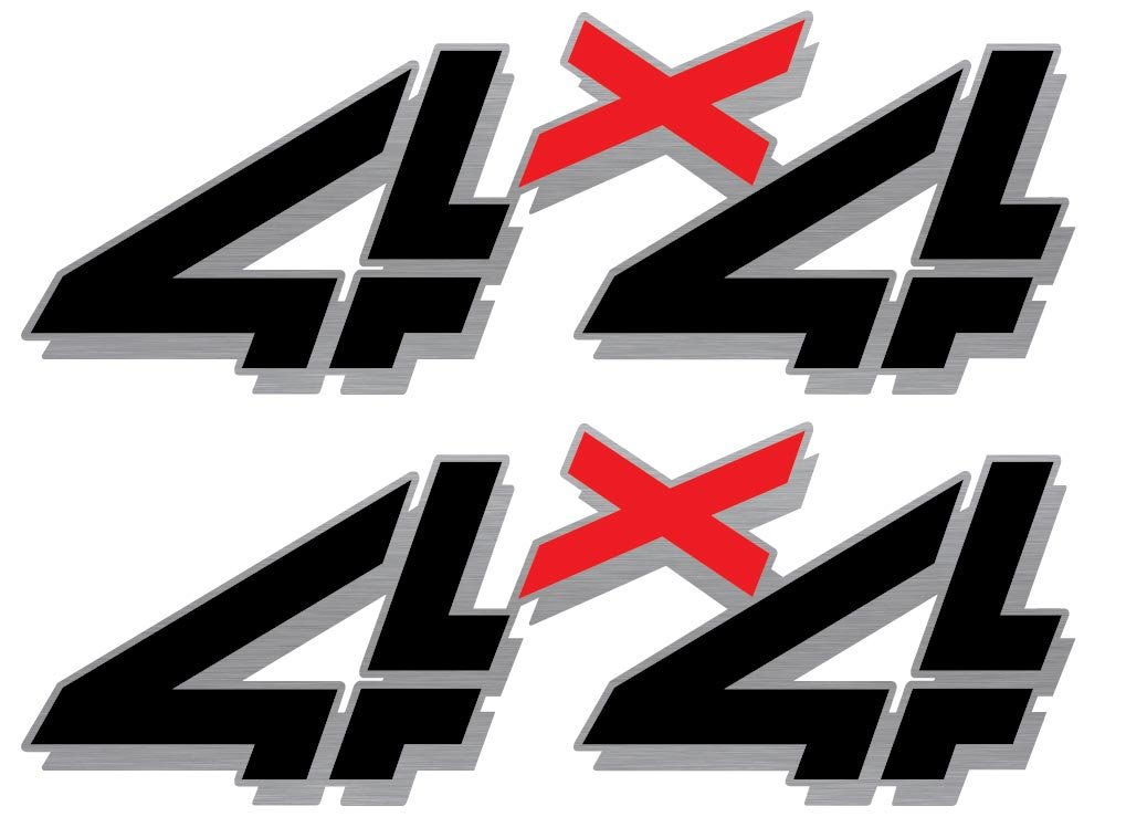 Vinylmark LLC 4x4 Decals - 1998 to 2007 Blackout Fits Chevy Truck Bed