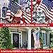 VSVO US American Flag 2.5x4 Ft - Heavy Duty 300D Oxford Nylon Embroidered US Flags, Embroidered Stars, Sewn Stripes, Indoor/Outdoor, Vibrant Colors, Brass Grommets