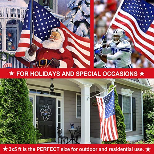 image for VSVO American Flag 3x5 ft - Durable 300D Oxford Nylon Outdoor Flags - 