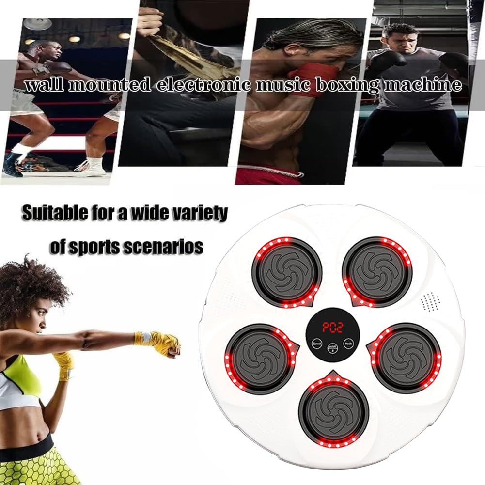 Music Boxing Machine, Musica elettronica Boxing Machine, Musica elettronica da parete Attrezzatura per l'allenamento, Divertimento elettronico intelligente Bluetooth montato a parete Boxing Tr