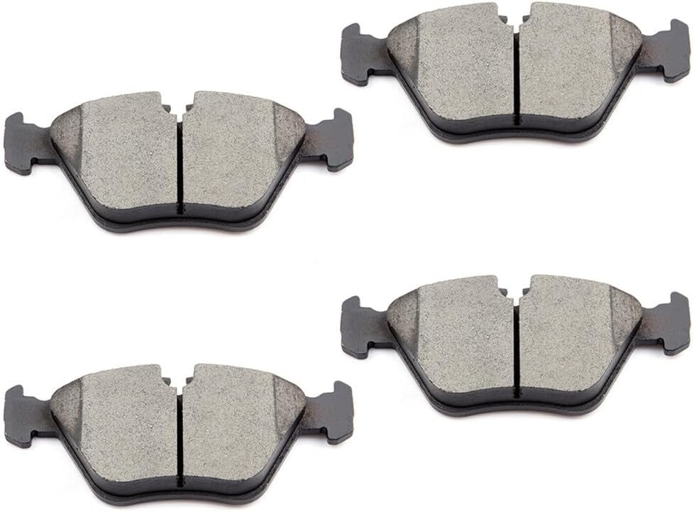 LSAILON [D946] Front Ceramic Disc Brake Pads Set For BMW 330Ci 2001-2006,For BMW 330i 2001-2005,For BMW 330xi 2001-2005,For BMW M3 2005-2006,For BMW X3 2004-2011,For BMW Z4 2003-2008 [4PCS]