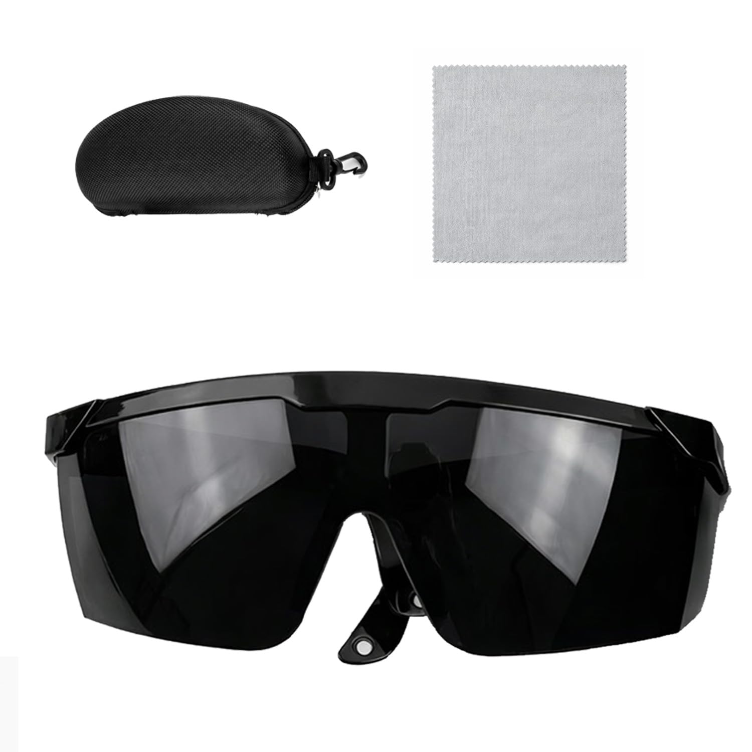 Hkmuisry Laser Safety Glasses 190nm–2000nm IPL Laser Eye Protection Goggles for Hair Removal, UV & Infrared Protection Safety Glasses for Cosmetology Operators, Light Pulse Protection Eyewear