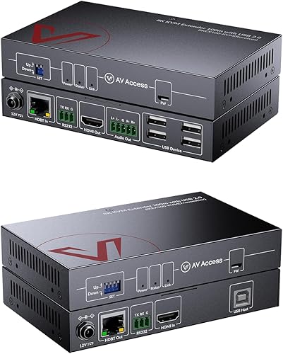 Miniatura 11 de Extensor HDMI a través de Ethernet 4K @60Hz a través de Cat6/7 hasta 230 pies con salida de bucle, compatible con 4K 4:4:4, HDR10, HDCP 2.3, Doby