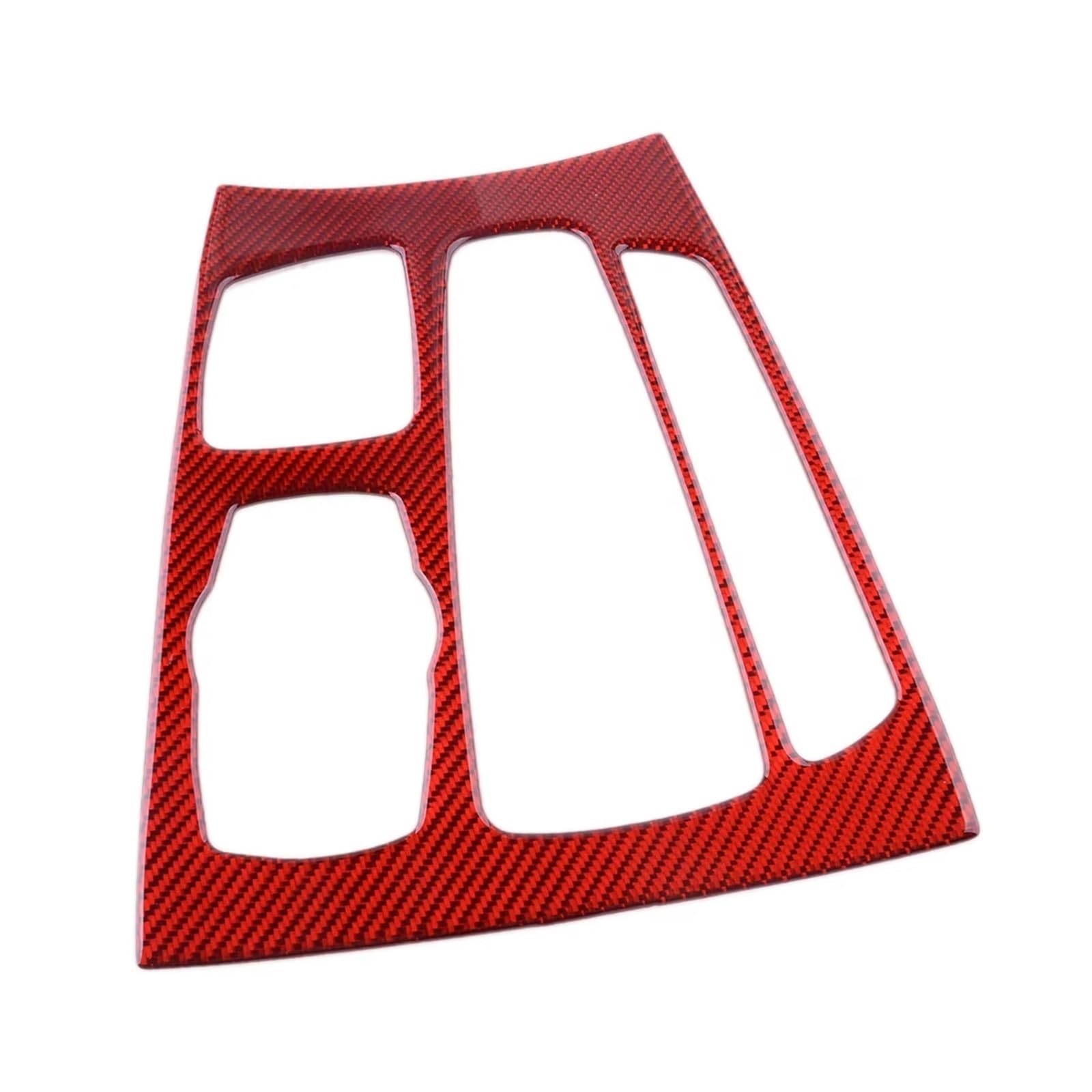 Centre Console Trim for BMW for X5 for X6 for F15 for F16 2014-2017 LHD Red Carbon Fiber Car Gear Shift Panel Cover Decor Center Console