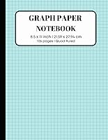 Vista 1 de Graph Paper Notebook 8.5 x 11 Gridded Notebook with Graphing Paper for Math and Engineering Students and Teachers (Gifts for Math Lovers)