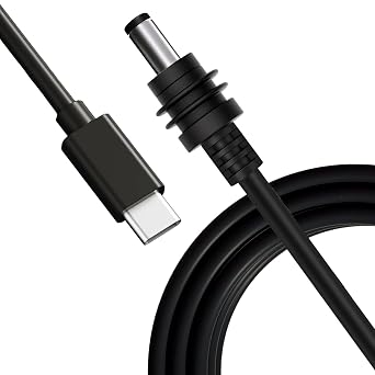 Starlink Mini USB C to DC Power Cable, 6.5FT/2M Type-C to DC Power Cable for Starlink Mini, PD 20V USB-C Input to DC Male Output Waterproof, Compatible 65W PD 20V Protocol Power Supply/Source 2M