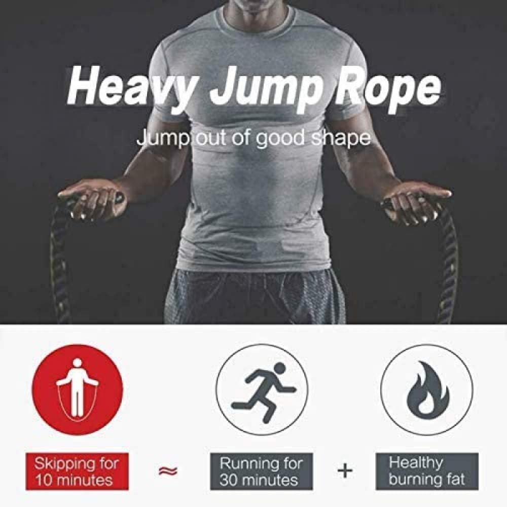 Crossfit用フィットネス縄跳び、ウェイト縄跳び、筋力トレーニング、MMAトレーニング、筋力、筋肉、25 mm 【メタルパーティションオーガナイザーカート】