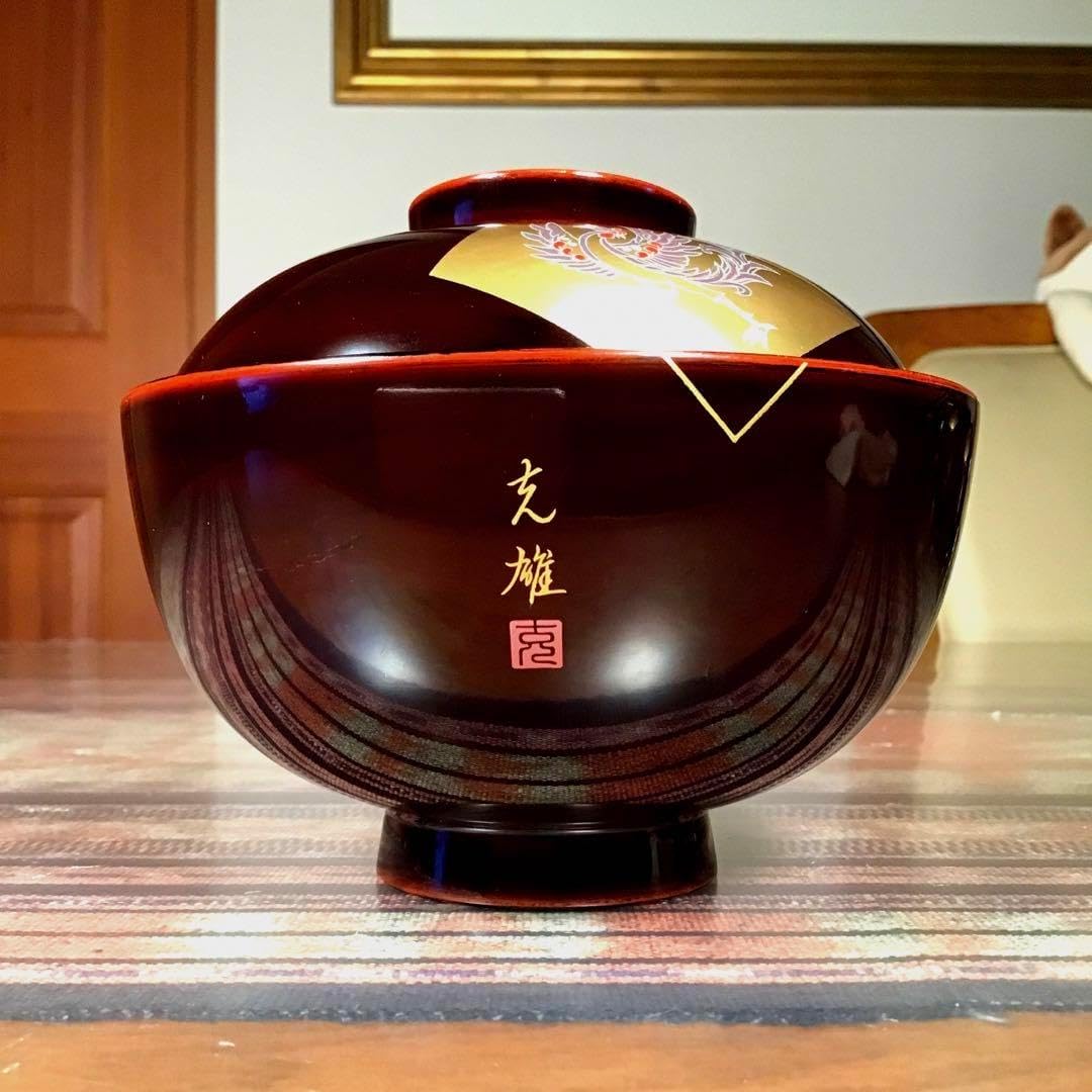 『ナツうー特価』　会津塗　永山克雄　蓋付お椀　5客 会津塗 永山克雄 蓋付お椀 5客 ナツうー 会津塗 永山克雄 蓋