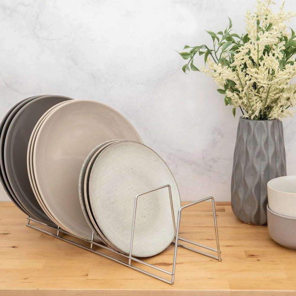 Chrome Plate Rack - 4 Tier Dish Organizer -3