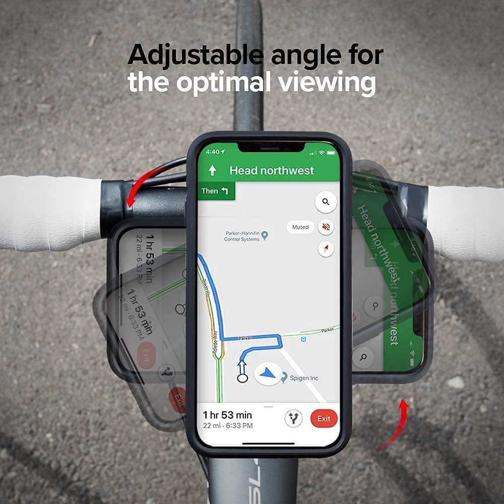 Spigen Gearlock Bike Mount Case Designed for iPhone 12 Pro Max Case Bundle with Gearlock Stem Bike Mount with Universal Adapter : Automotive