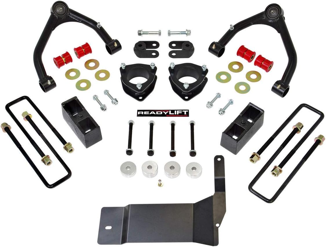 Readylift 693414 Lift Kit, Black Powdercoat, Tires Up to 33" (69-3414)