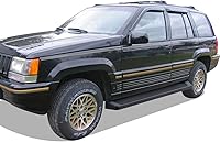 Vista 6 de APS Estribos (barras nerf barras de escalón lateral) compatibles con Jeep Grand Cherokee 1994-1998 Laredo solamente