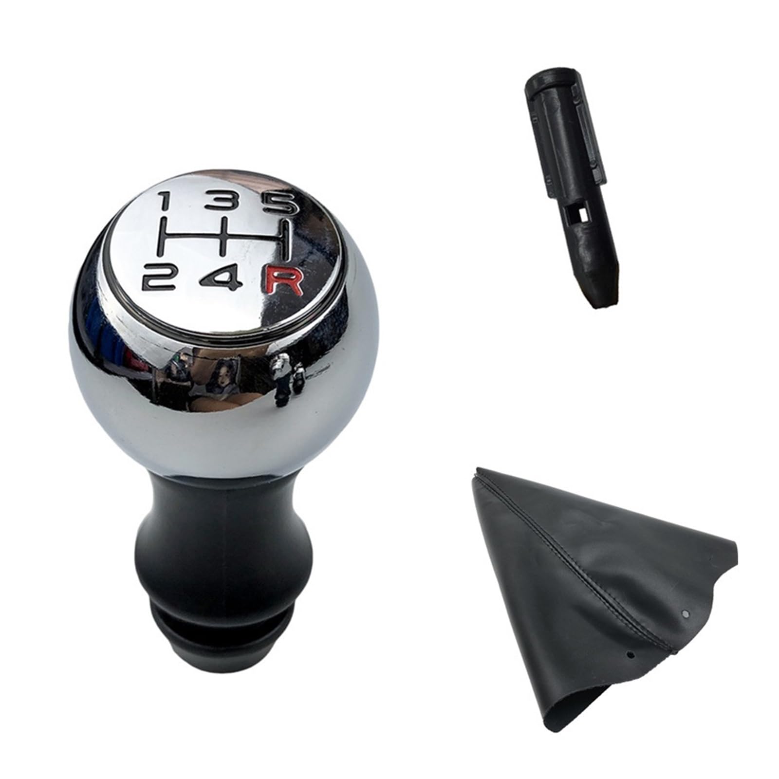 Caidis Style G Car Gear Shift Knob For Peugeot 106 206 206Cc 207 307 308 Car Hand Speed Gear Shift Knob Shifter Pu Leather Gaiter Boot Gear Lever Knob(Style G)