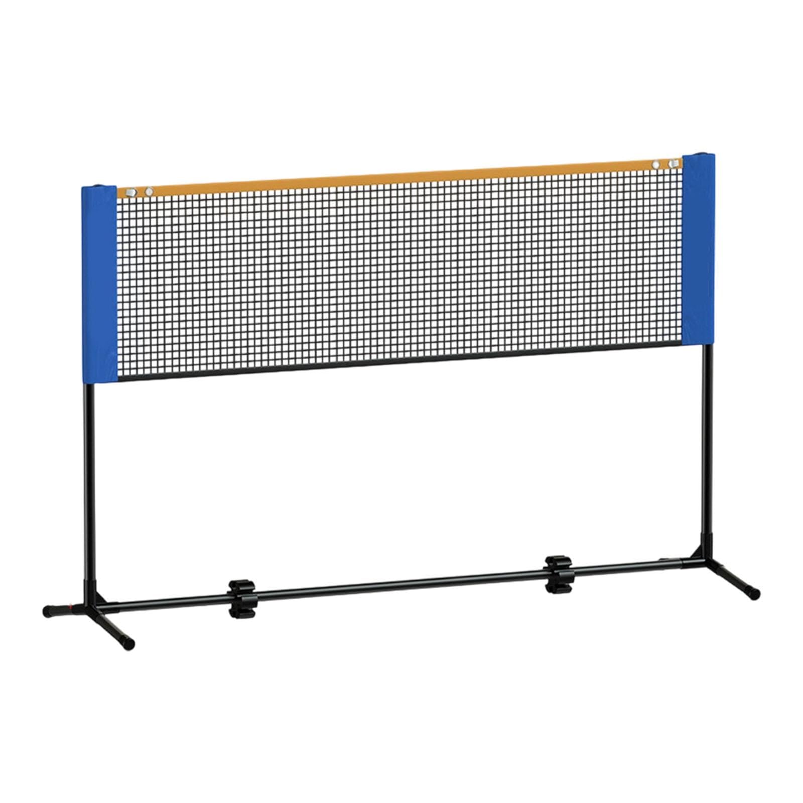 Badminton Netz Tragbarer Netzständer für Badminton Set Inklusive Transporttasche Und Widerstandsfähigem Netzgewebe für Kinder Erwachsene Training Hint