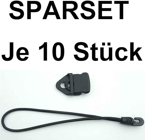 StA ck Holdon Clip MINI schwarz 25cm 4mm Spanngummi Spannfix Banner-Planen-Spanner-Clip-A se Universal-Easy-Clip-Klipp Expander