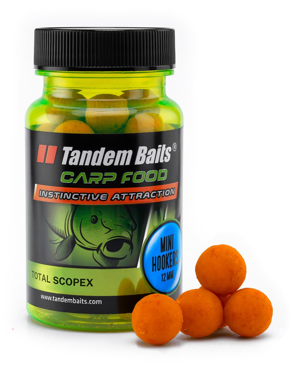 Tandem Baits Carp Food Perfecction Mini Hookes Total Scopex | Carp Fishing Hookbaits | Carp Fishing Bait | Carp Bait | Carp Fishing Accessories for Monster Fish 12mm 50g โ image 1