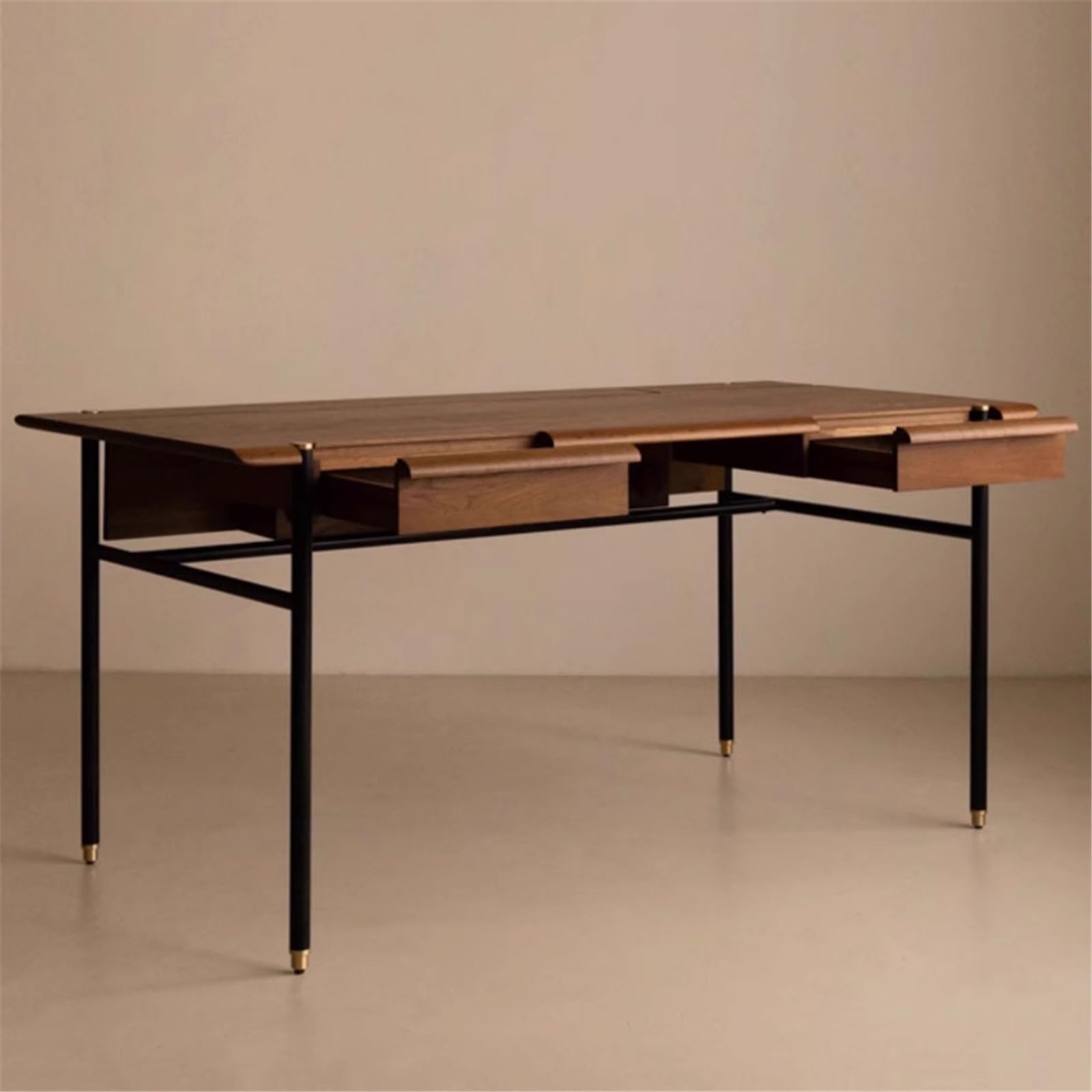Computertische 65-Zoll-Home-Office-Schreibtisch mit Schubladen for Schreiben, Lernen und Spielen – Stabiler geräumiger Arbeitsplatz for PC Laptop Schreibtisch Studieren