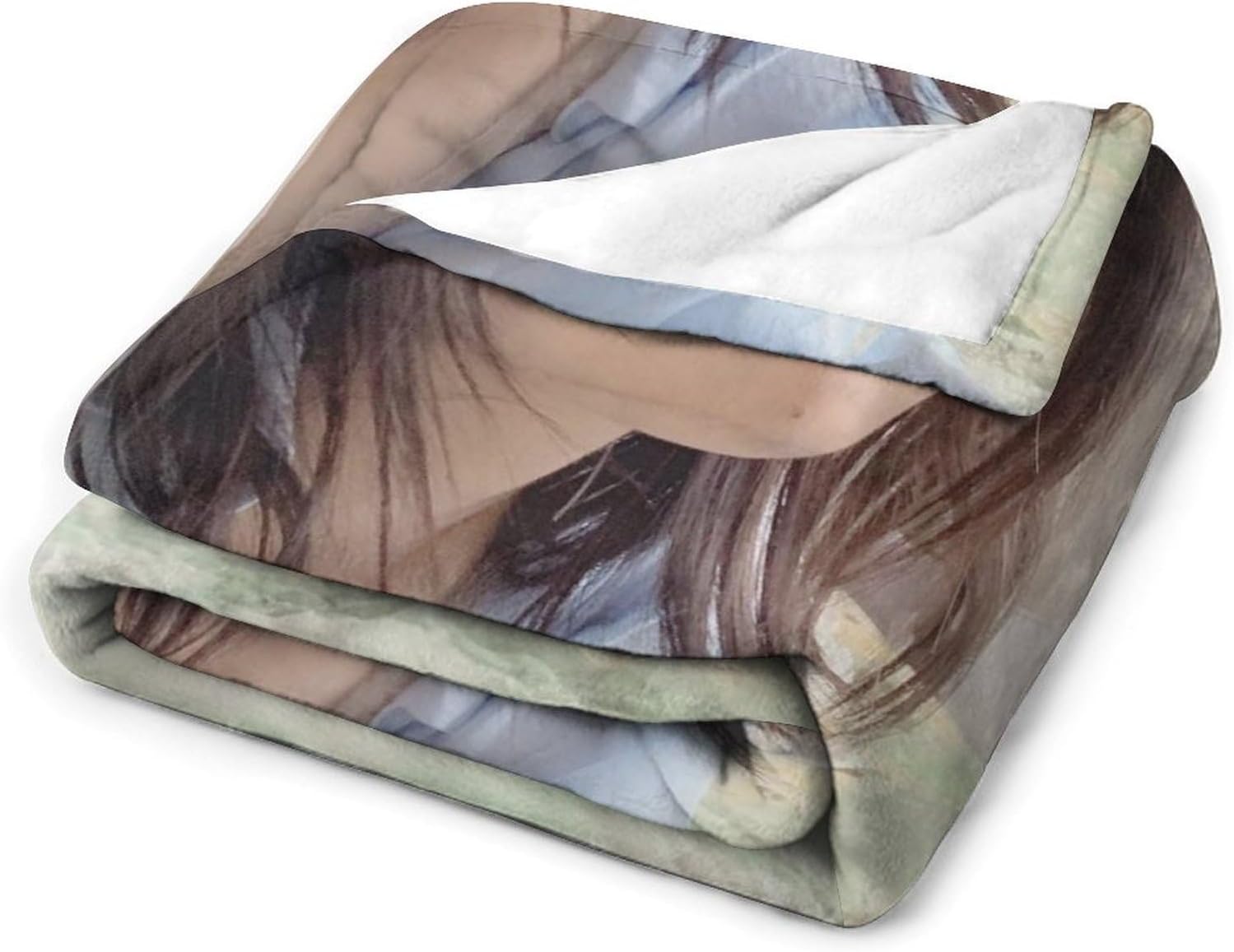 ブランケット 上田操 フランネル 毛布 ひざかけ 軽量 洗える 抗菌防臭 通気性 静電気防止 ソファー用 春夏秋冬対応 おしゃれ オ