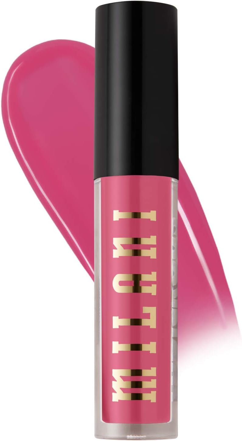 Milani Ludicrous Lip Gloss - Give Lips a Moisturizing Glossy 3d Shine - (Fanny Pink)
